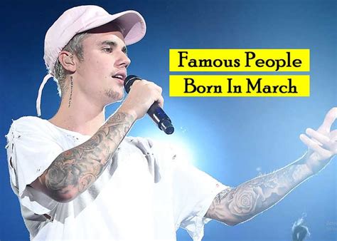 celebrities born on march 5|famous singers born in march.